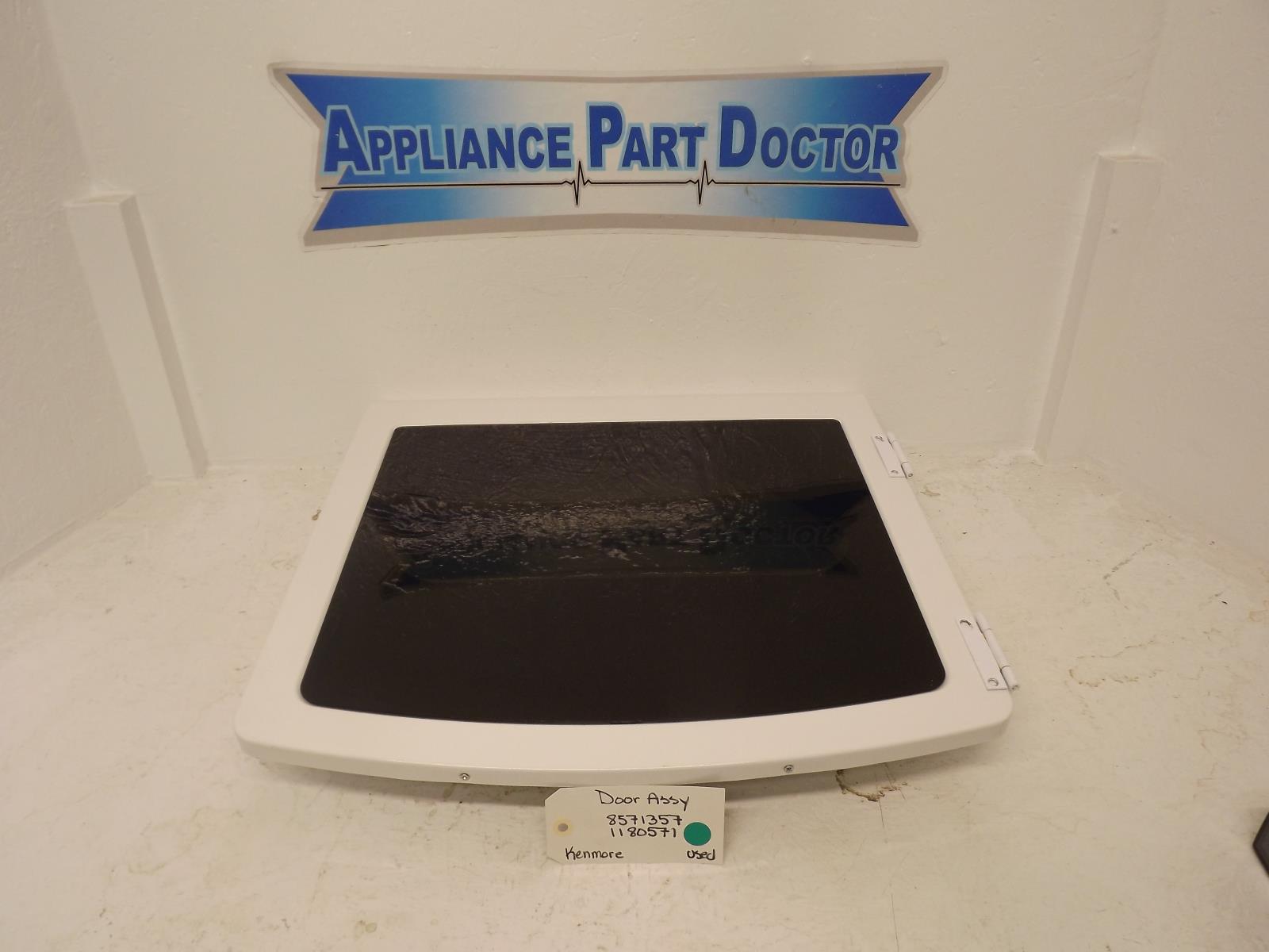 Kenmore Dryer 8571357 1180571 Door Assy Used