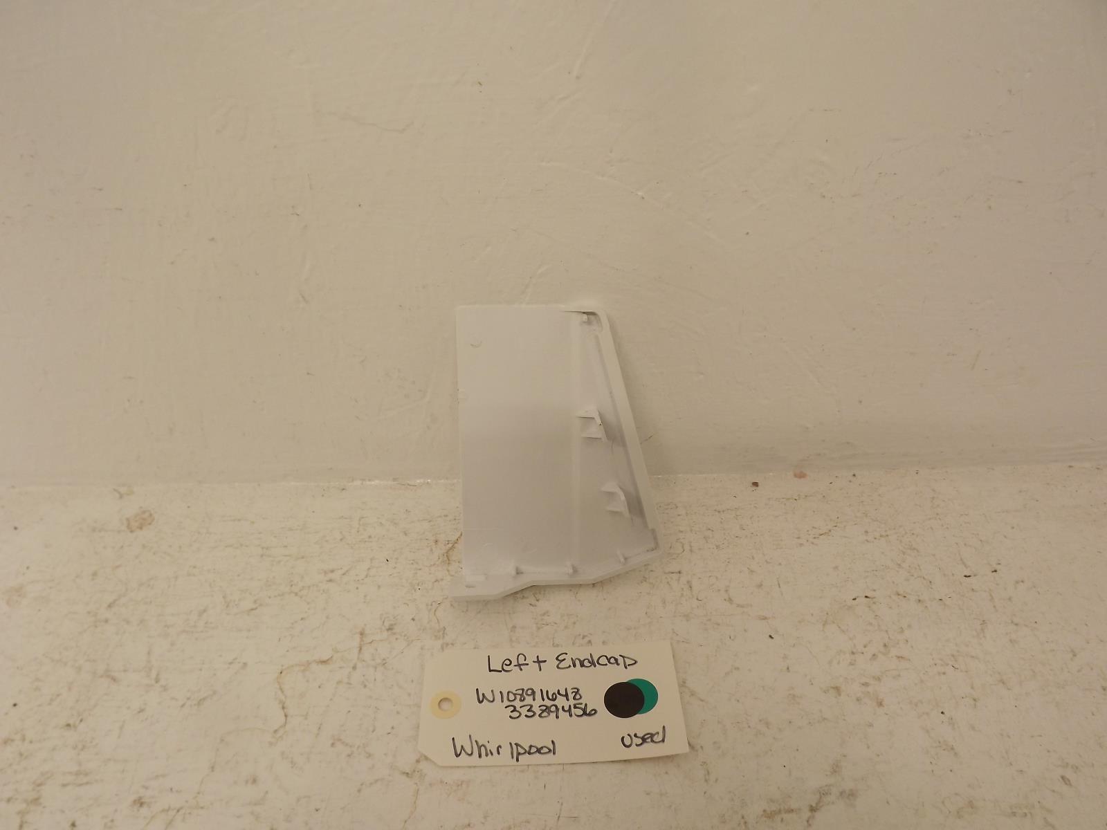 Whirlpool Washer/Dryer W10891648 3389456 Left Endcap Used