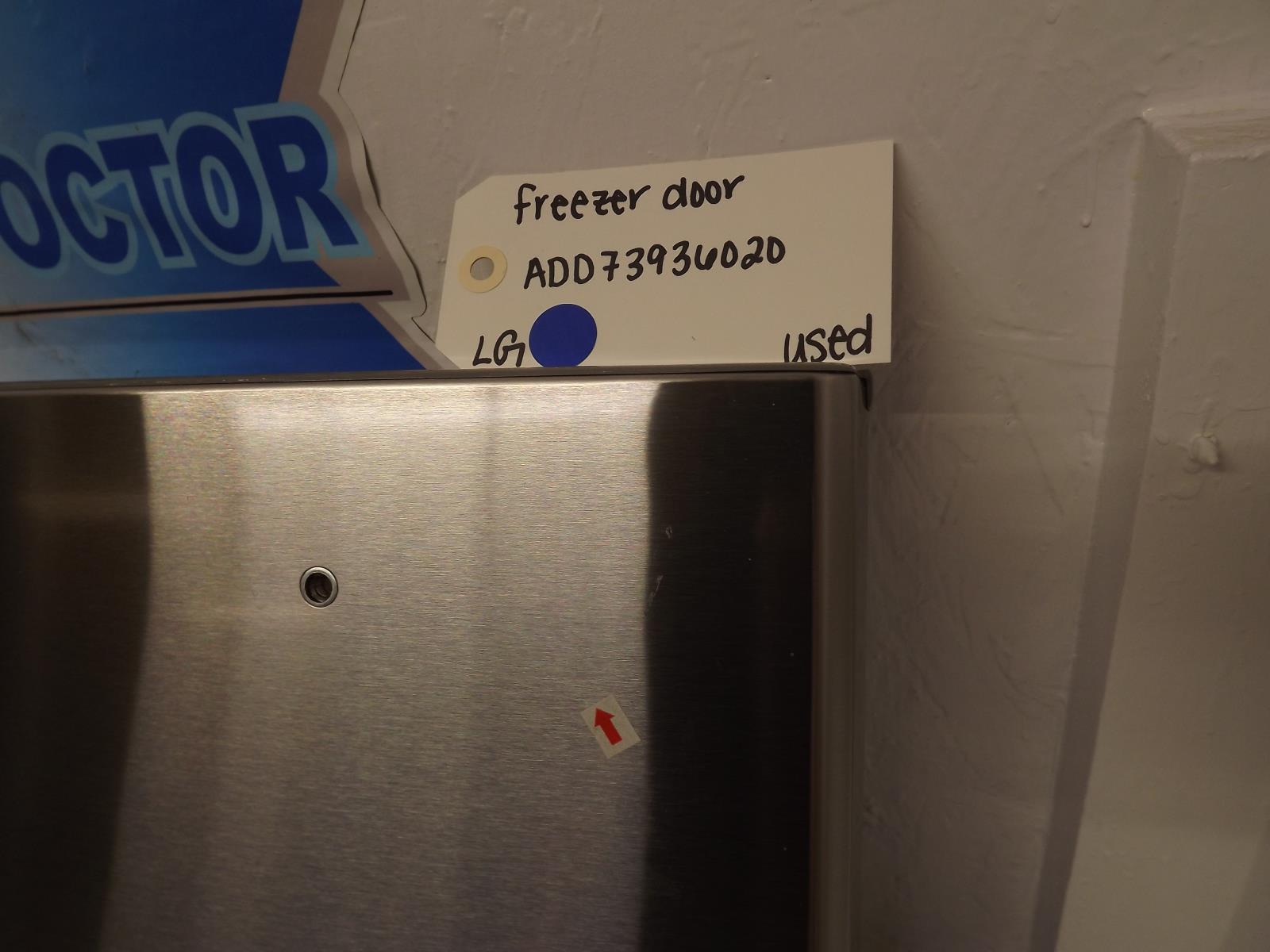 LG Refrigerator ADD73936020 Freezer Door Used