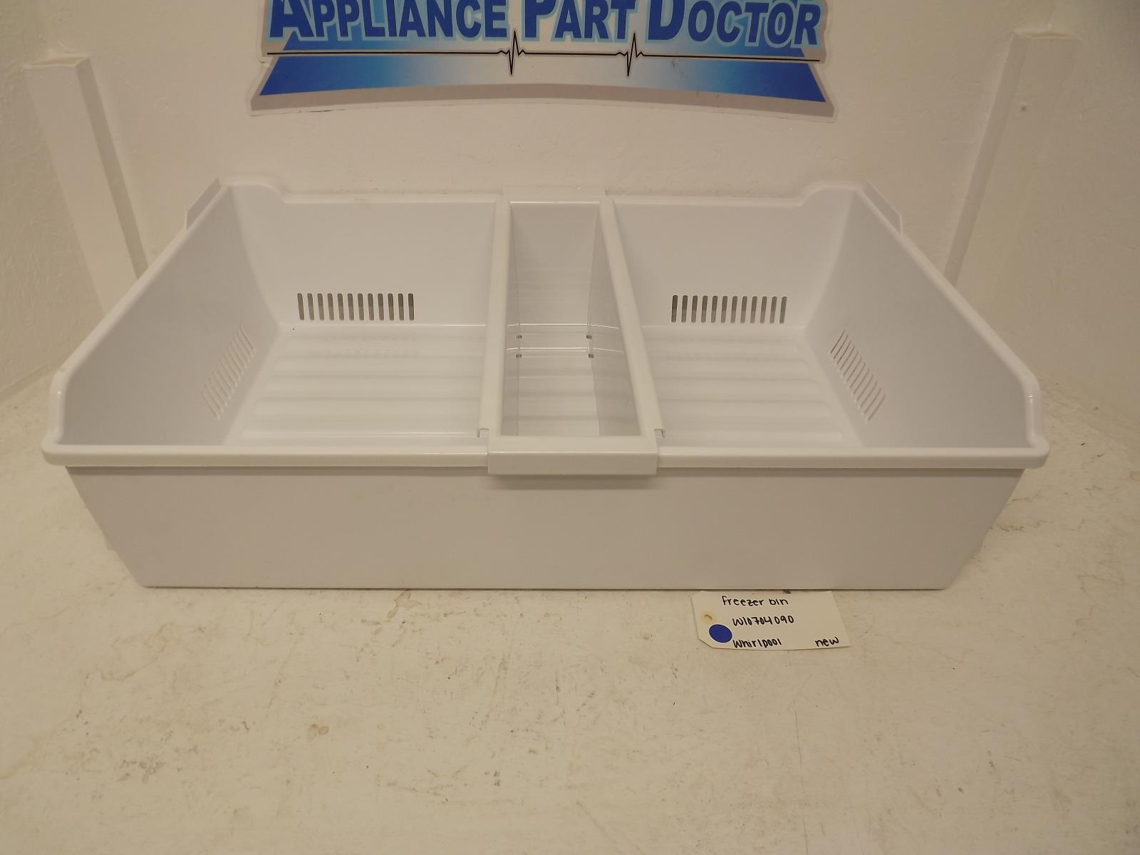 Whirlpool Refrigerator W10704090 Freezer Bin New