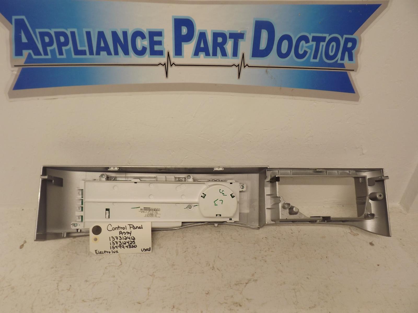 Electrolux Washer 137312412 137312425 134994820 Control Panel Assy Used