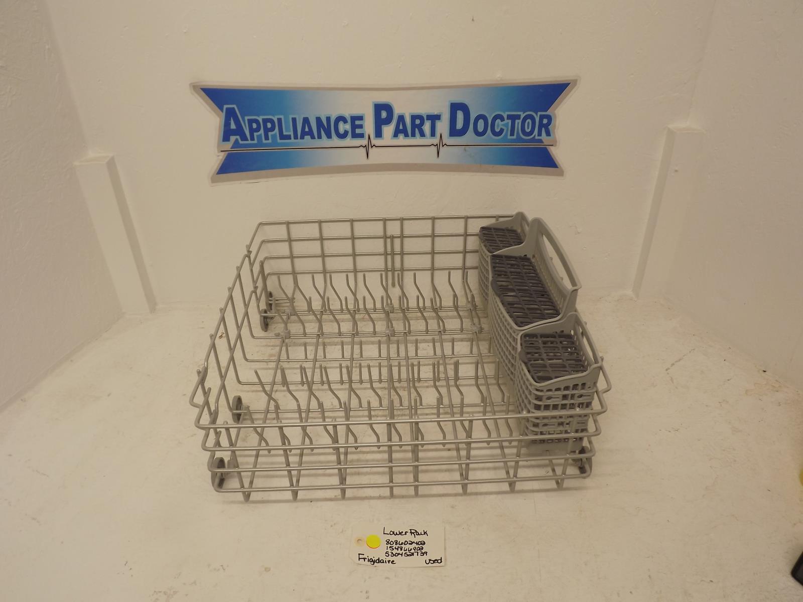 Frigidaire Dishwasher 808602402 154866902 5304521739  Lower Rack Used