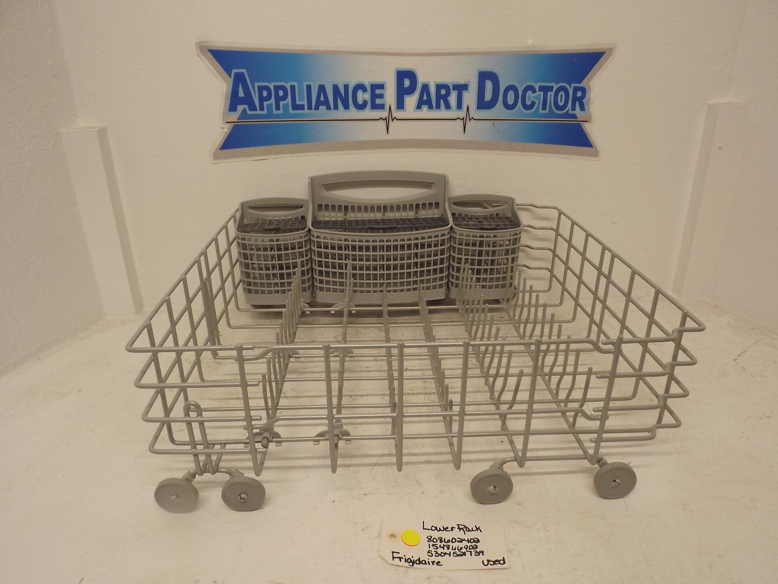 Frigidaire Dishwasher 808602402 154866902 5304521739  Lower Rack Used