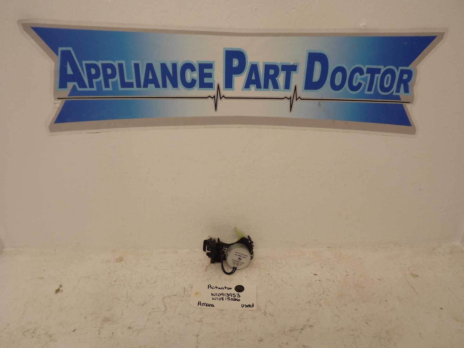 Amana Washer W10913953 W10815026 Actuator Used