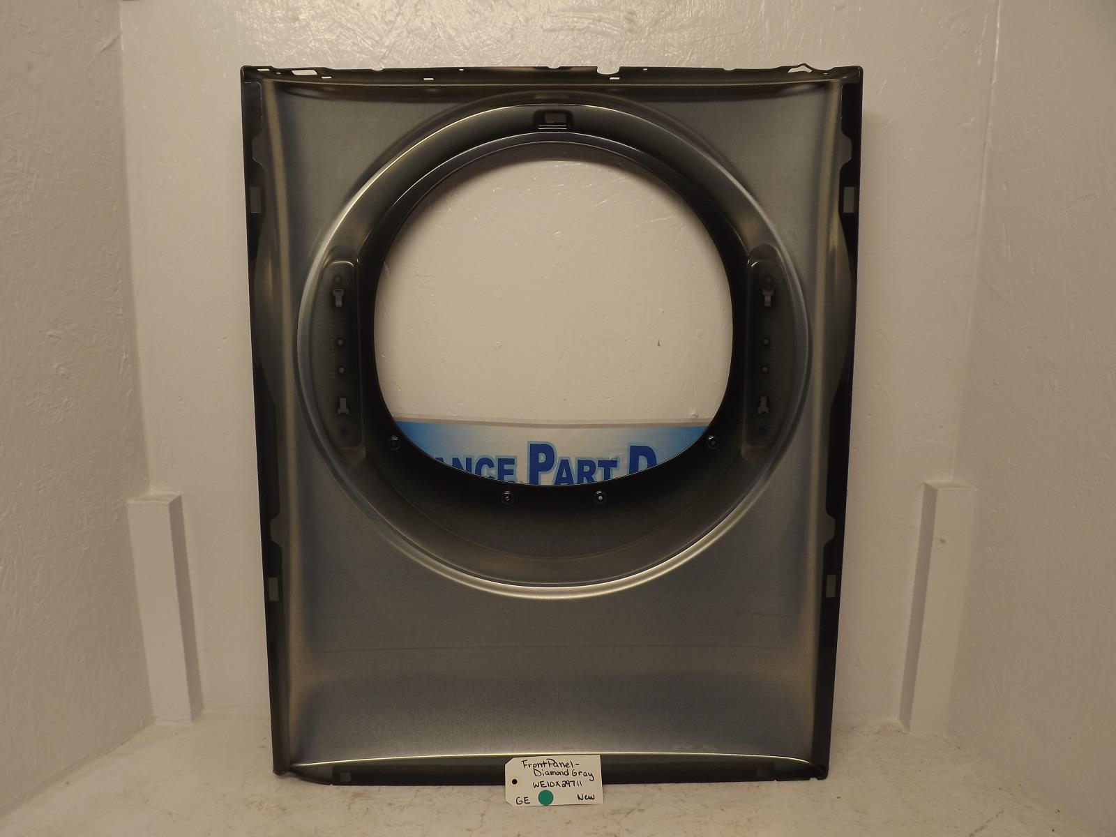 GE Dryer WE10X29711 Front Panel-Diamond Gray New