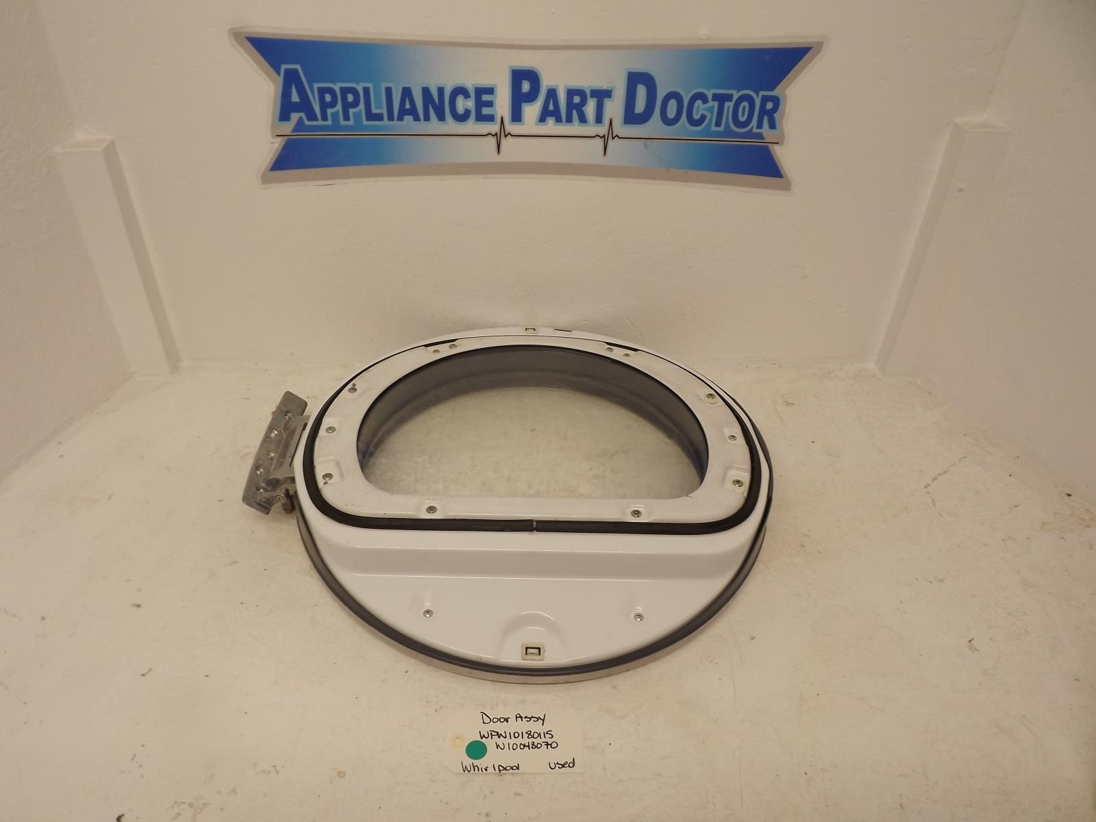 Whirlpool Dryer WPW10180115 Door Assy Used