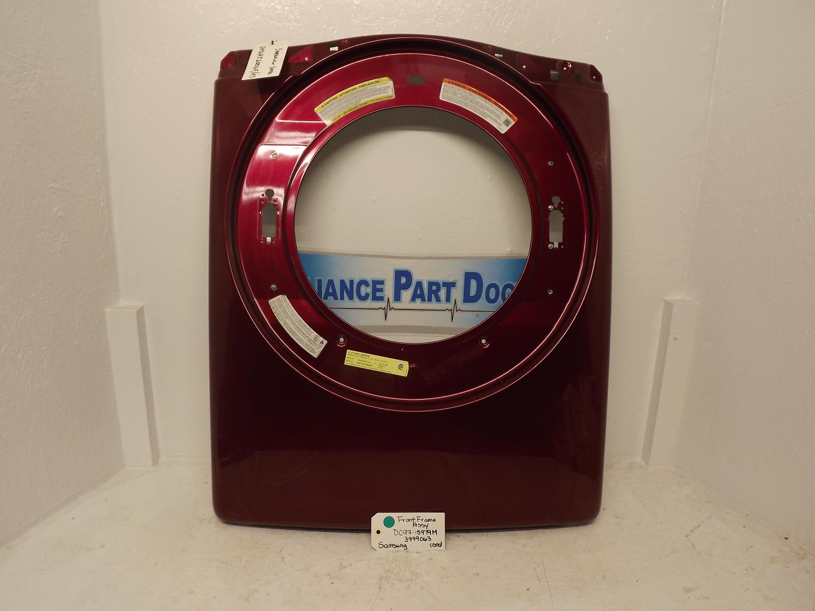 Samsung Dryer DC97-15979M 3999063 Front Frame Assy Used