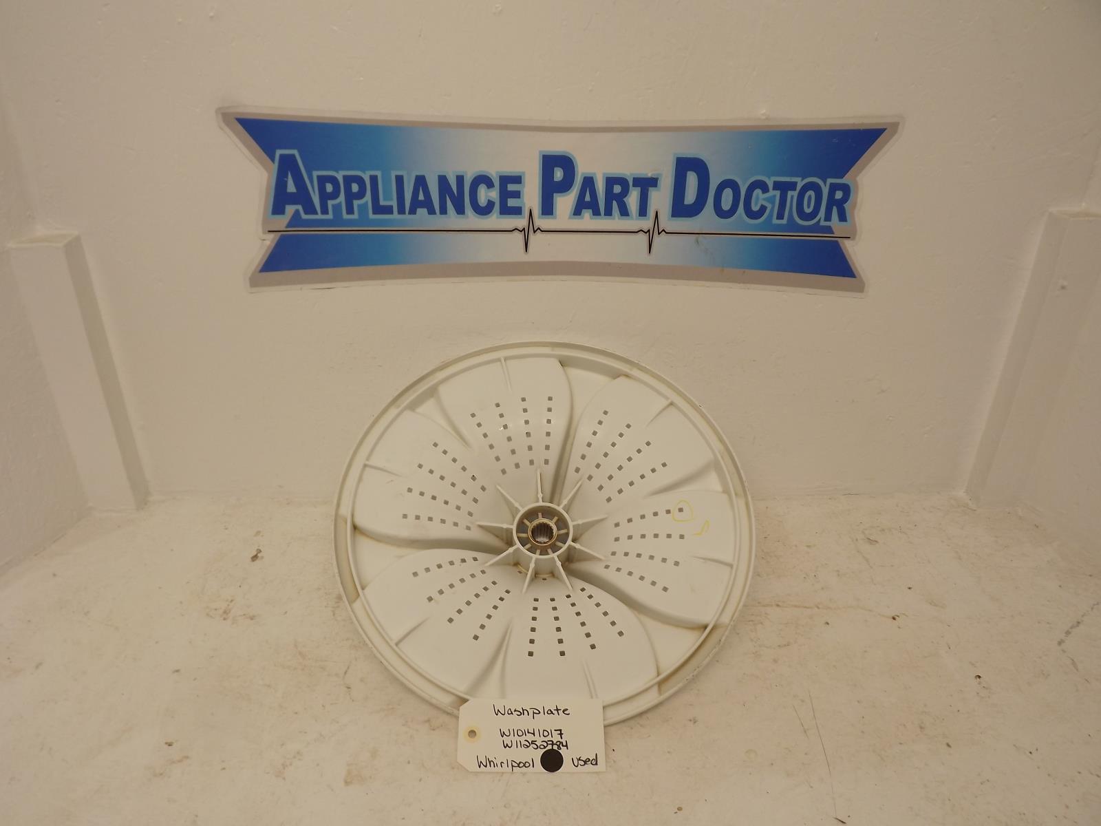 Whirlpool Washer W10141017 W11252784  Washplate Used