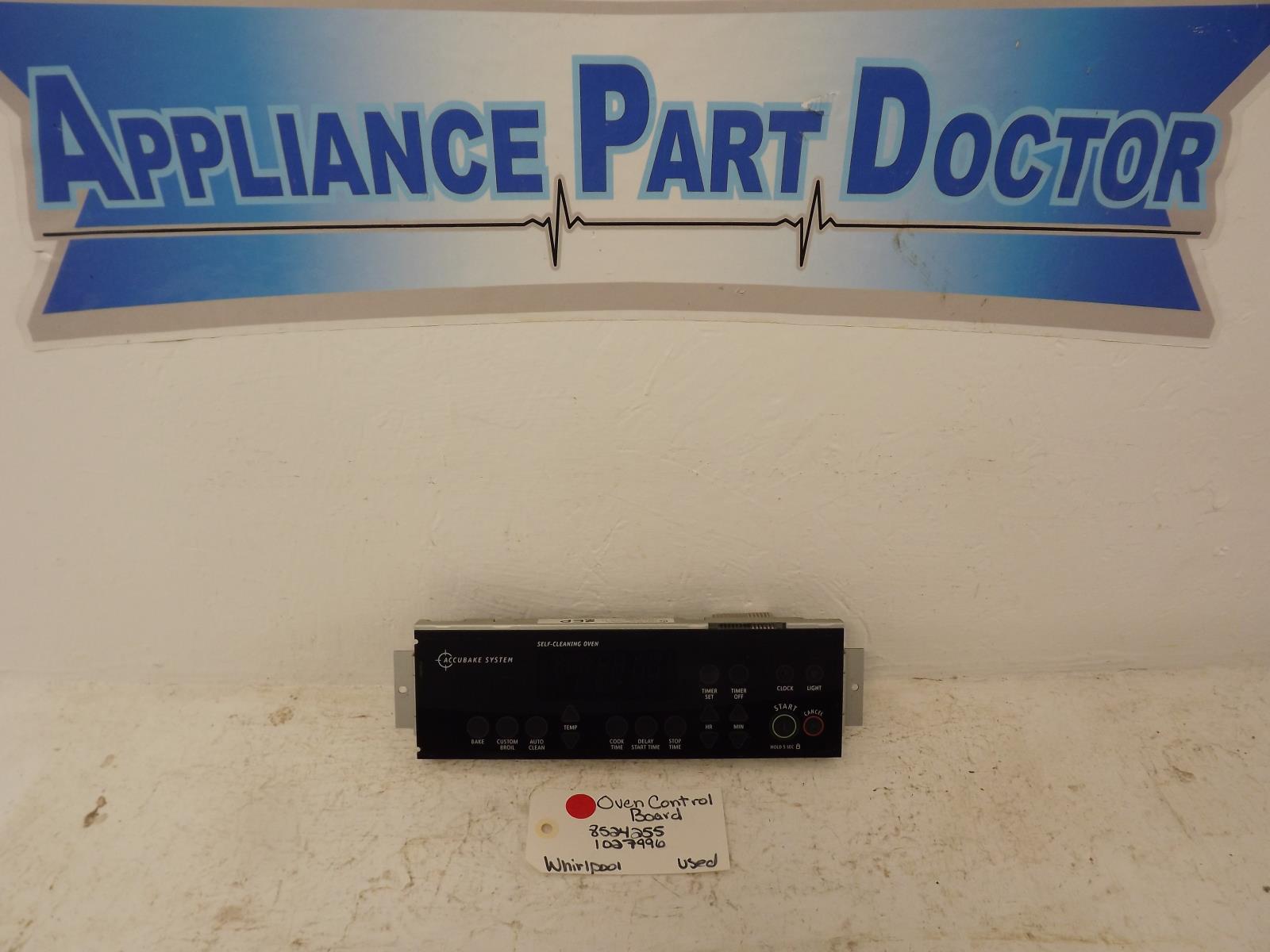 Whirlpool Range 8524255 1027996 Oven Control Board Used