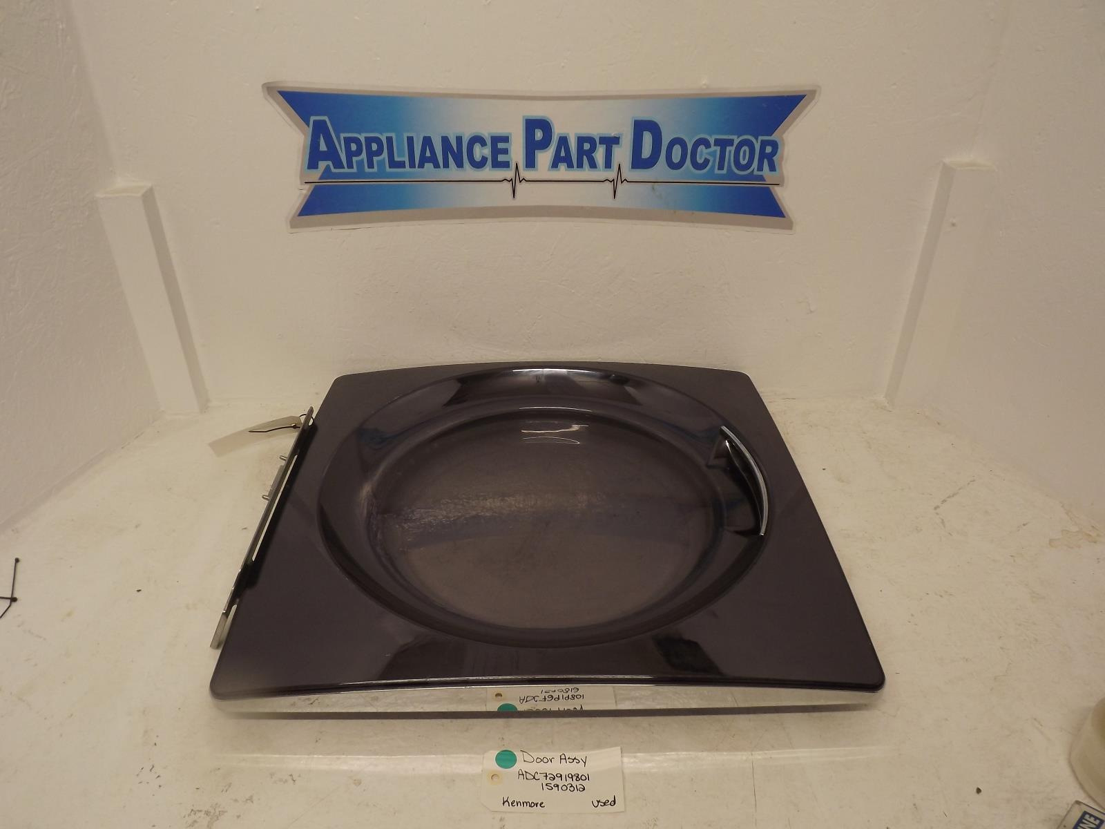 Kenmore Dryer ADC72919801 1590312 Door Assy Used