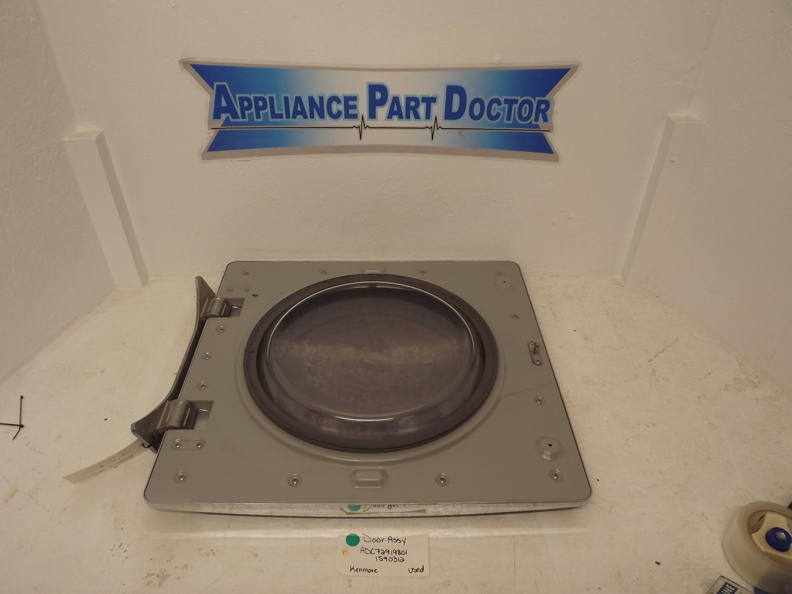 Kenmore Dryer ADC72919801 1590312 Door Assy Used