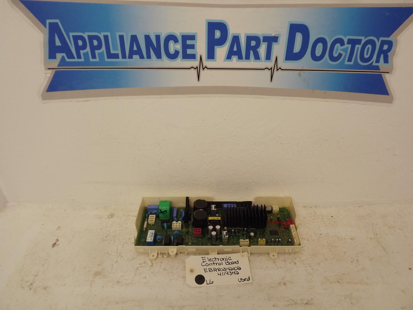 LG Washer EBR80342102 4119342 Electronic Control Board Used