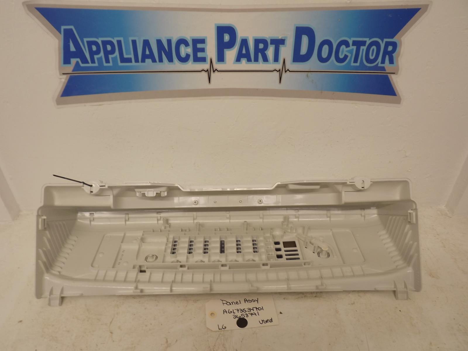 LG Washer AGL73534701 2658791 Panel Assy Used