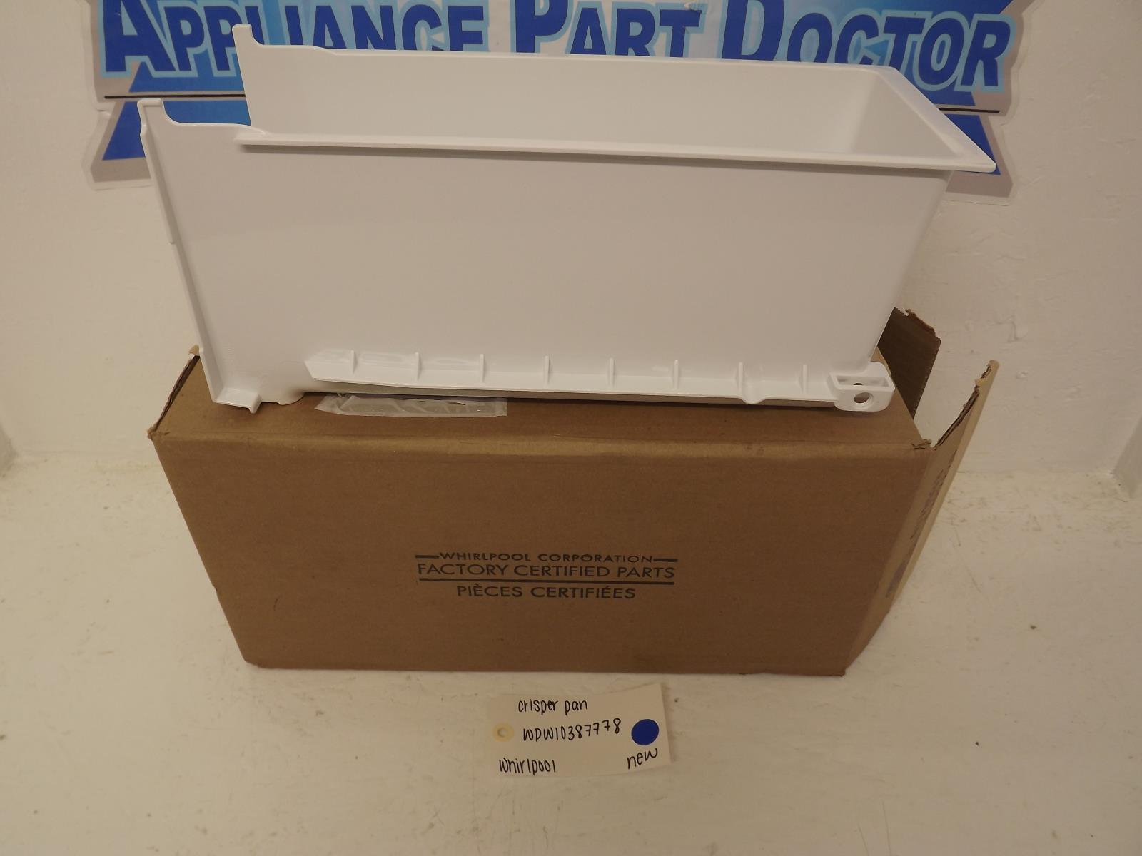 Whirlpool Refrigerator WPW10387778 Crisper Pan New