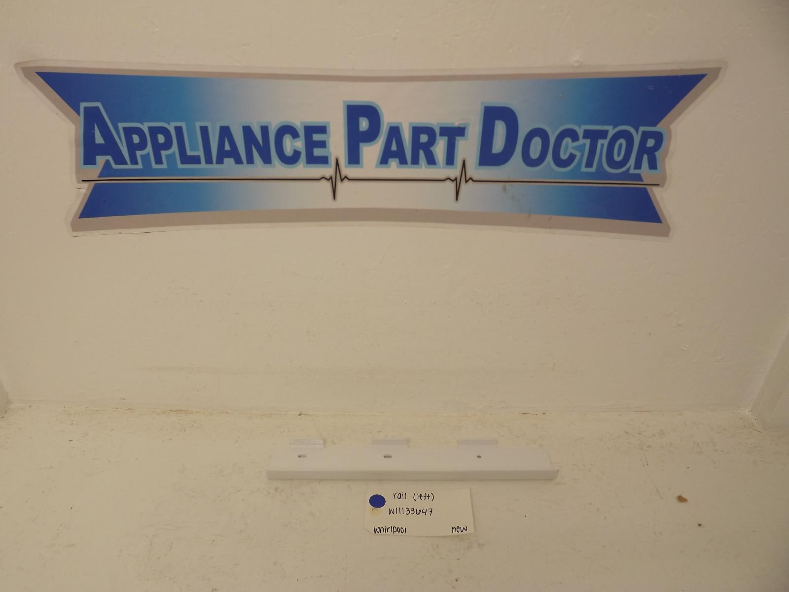 Whirlpool Refrigerator W11133647 Rail (Left) New