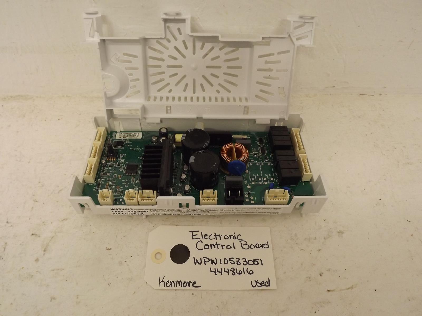 Kenmore Washer WPW10583051 4448616 Electronic Control Board Used