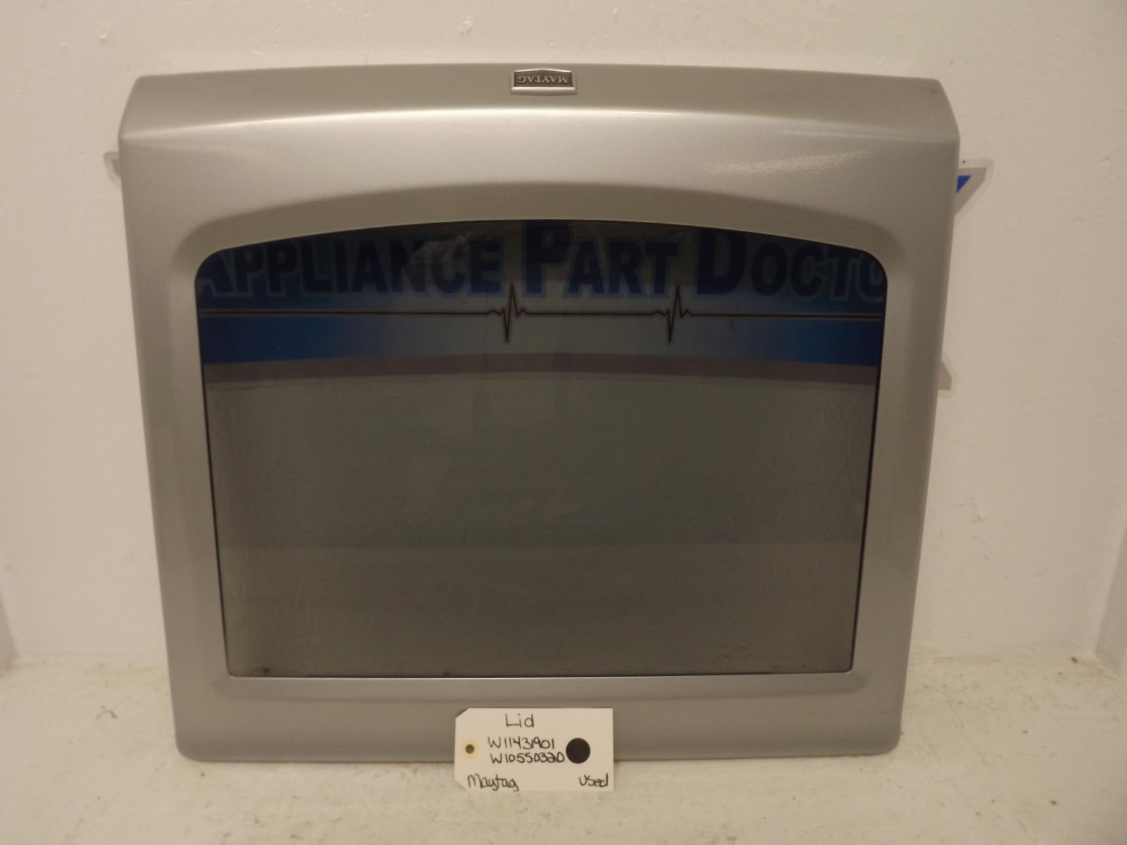Maytag Washer W11431901 W10550320 Lid Used