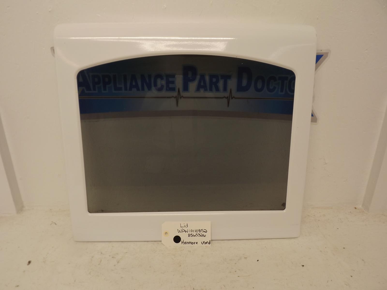Kenmore Washer WPW10110852 8565326 Lid Used