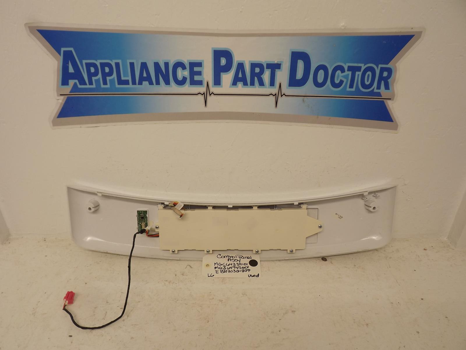 LG Washer MGC64339101 MGJ64945601 EBR80321807 Control Panel Assy Used