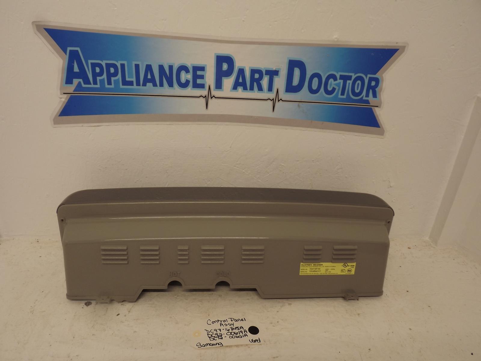 Samsung Washer DC97-16845A DC92-00619A DC92-00621A Control Panel Assy Used