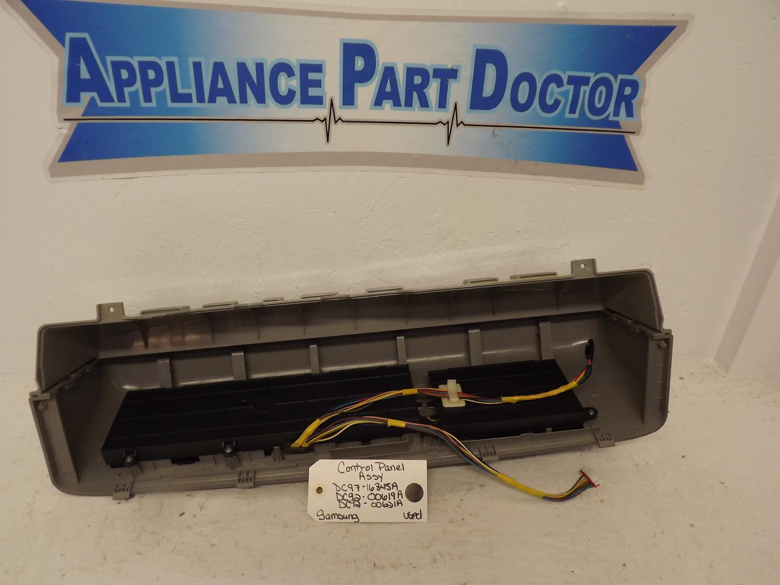 Samsung Washer DC97-16845A DC92-00619A DC92-00621A Control Panel Assy Used