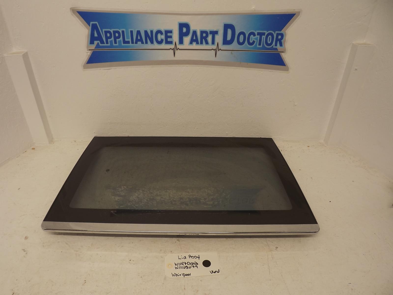 Whirlpool Washer W114702 W11413411 Lid Assy Used