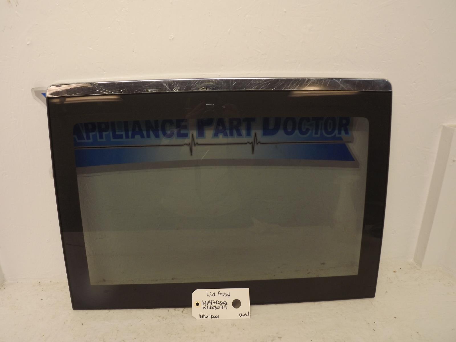 Whirlpool Washer W114702 W11413411 Lid Assy Used
