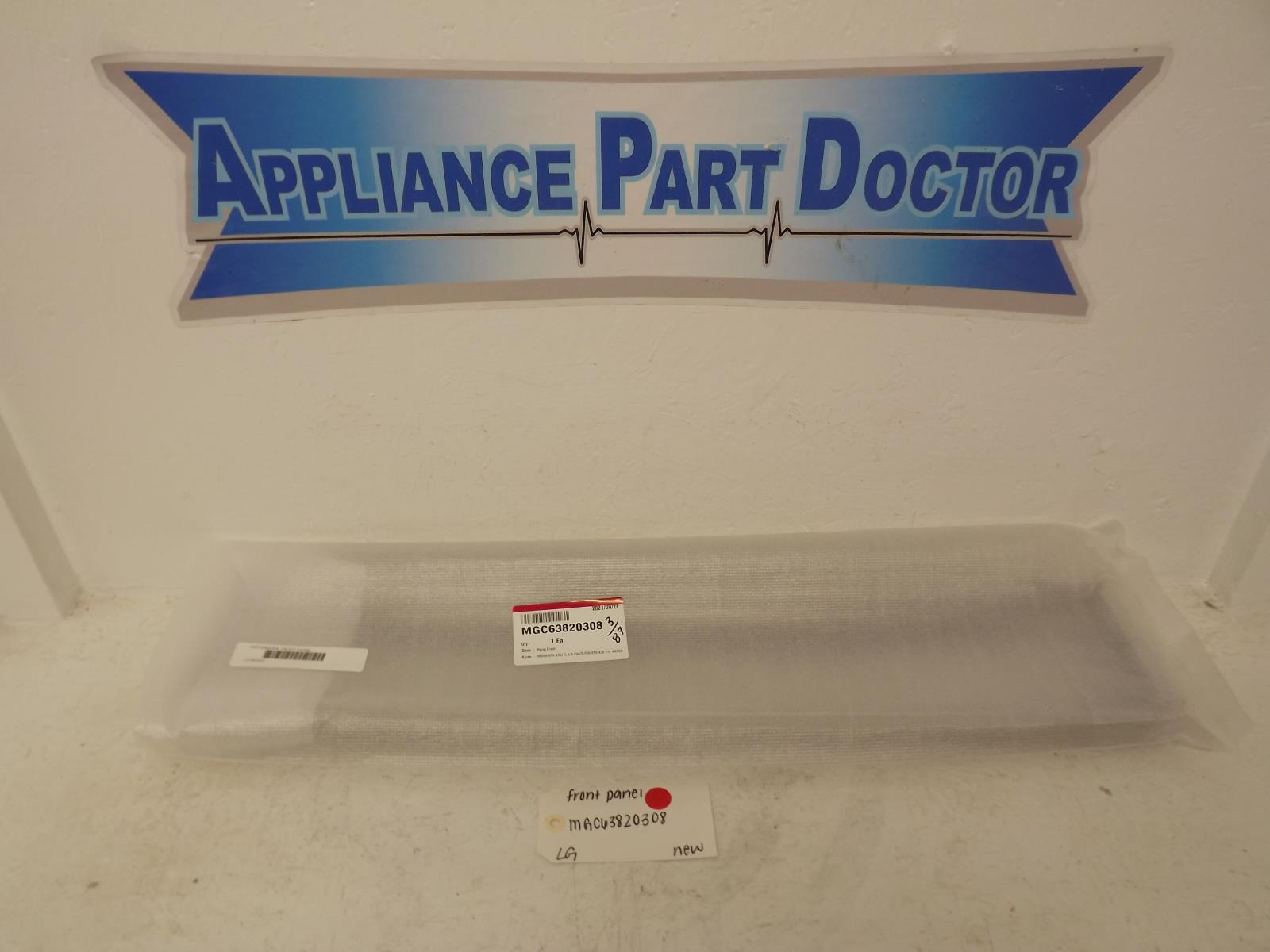 LG Range MGC63820308 Front Panel New *SEE NOTE*