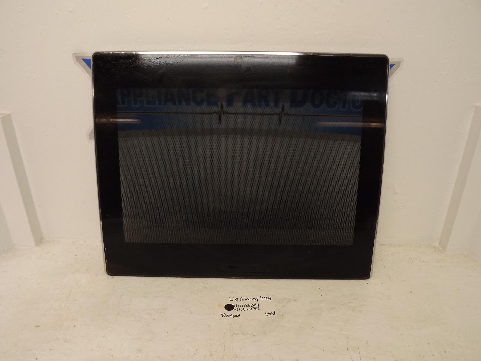 Whirlpool Washer W11102314  W10610172  Lid Glass Assy Used