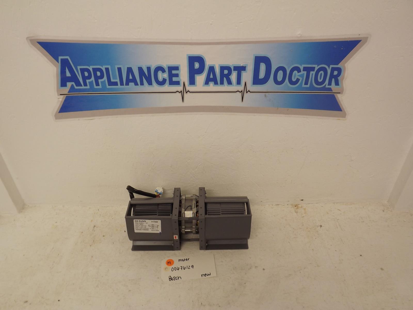 Bosch Microwave 00676129 Motor New *SEE NOTE*