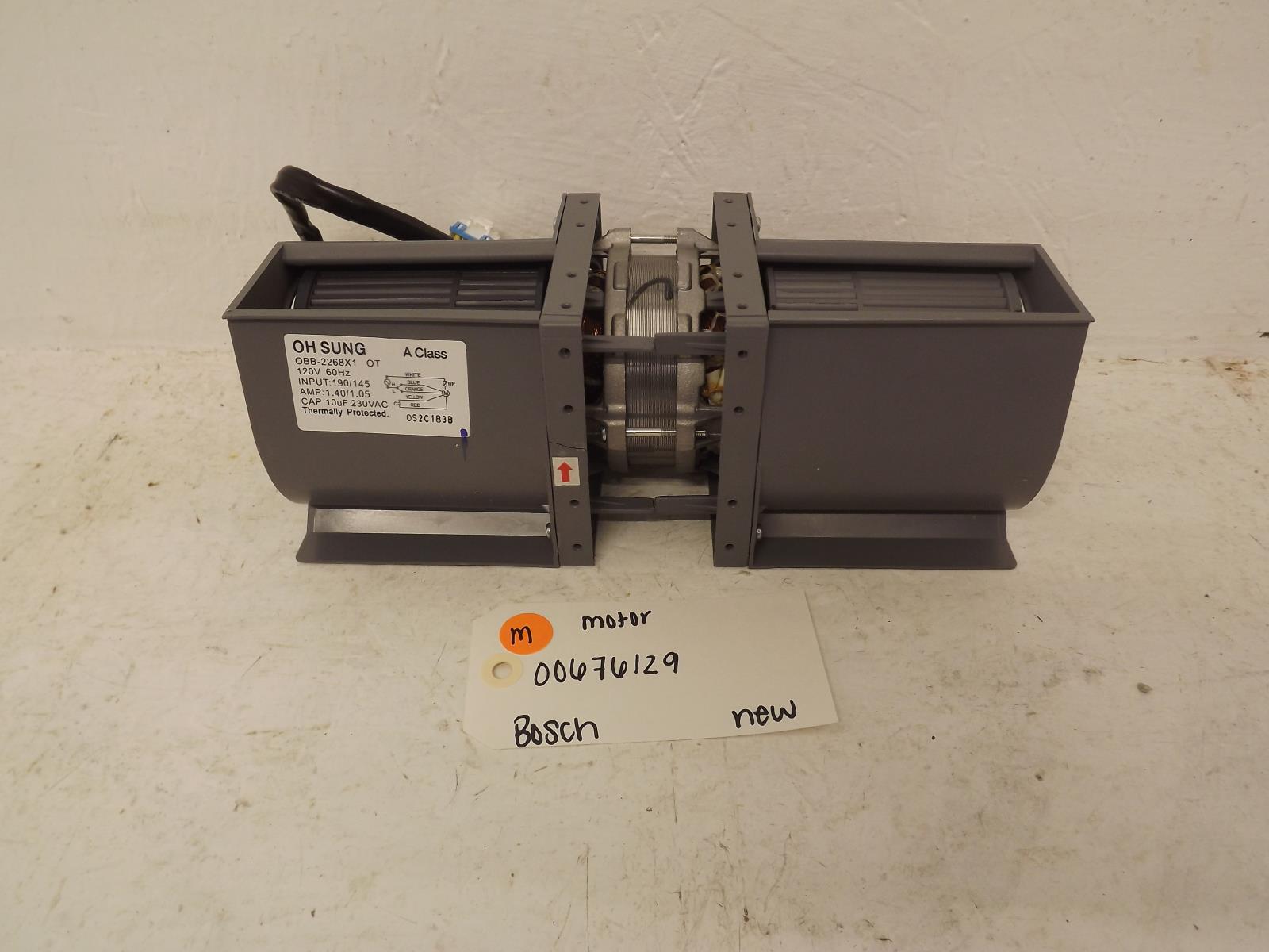 Bosch Microwave 00676129 Motor New *SEE NOTE*