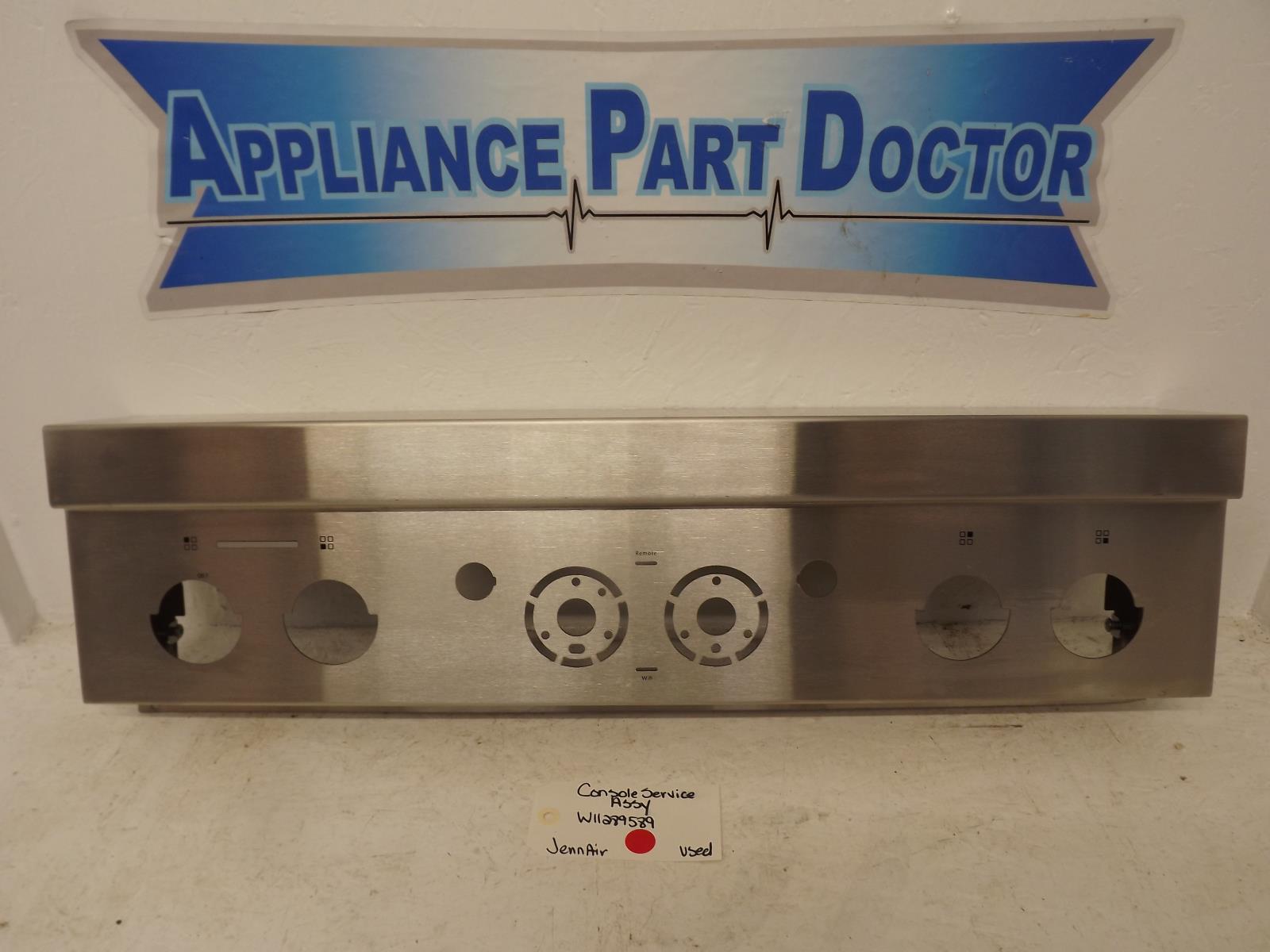 JennAir Range W11289589 Console Service Assy Used