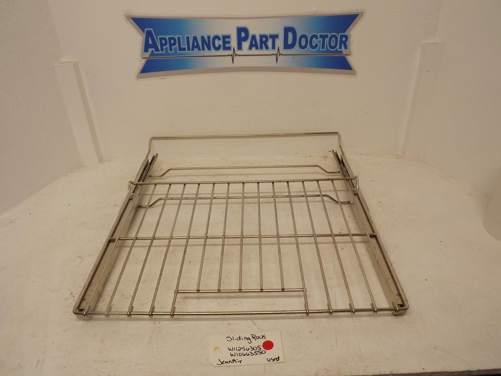 JennAir Range W11256305 W10663550 Slide Rack Used