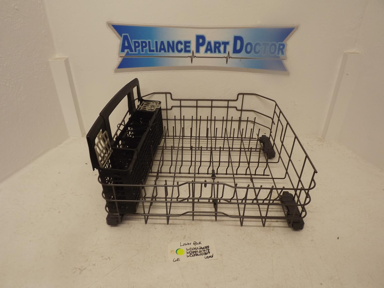 GE Dishwasher WD28X26099 WD28X21717 WD28X22867  Lower Rack Used