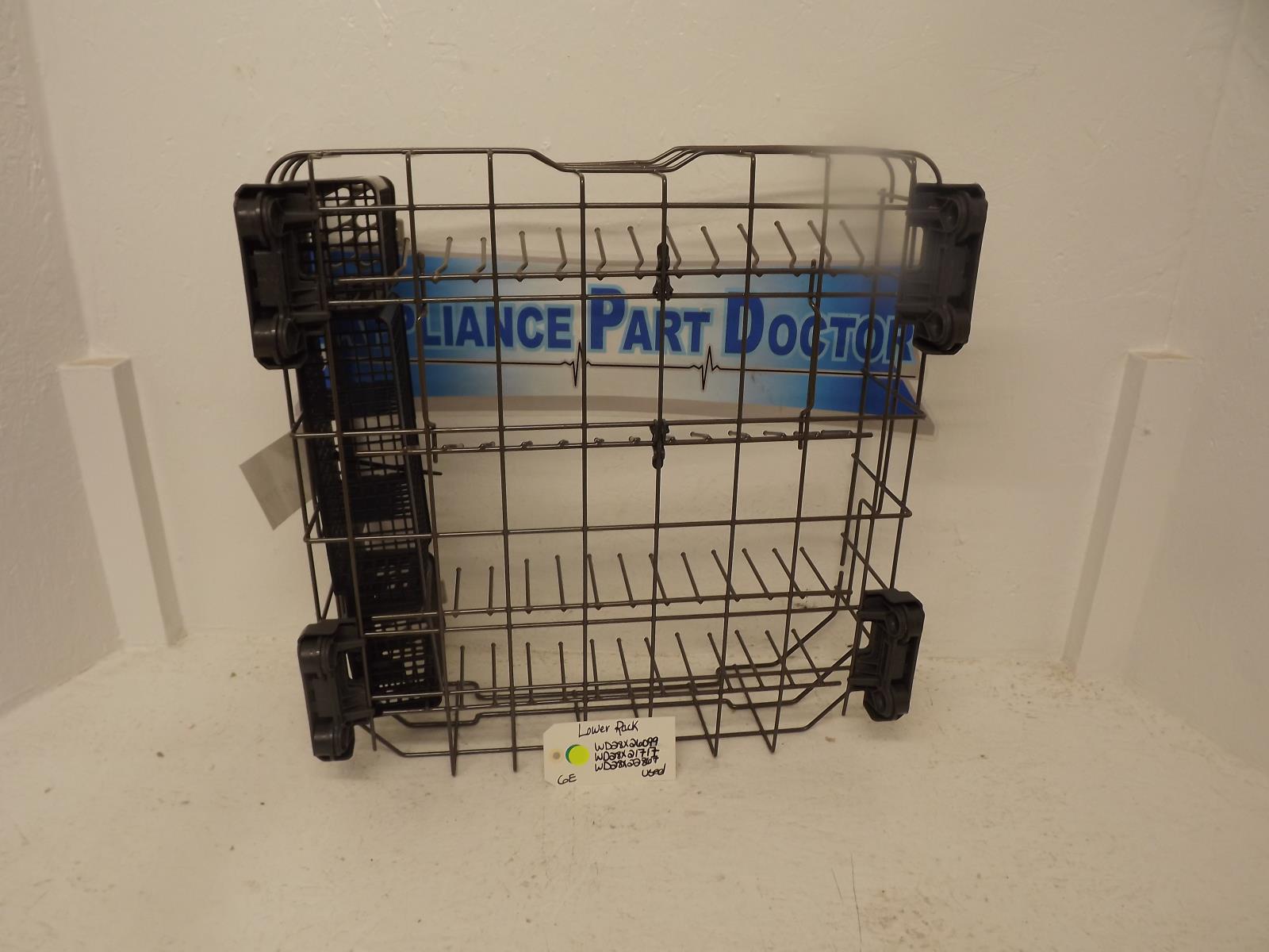 GE Dishwasher WD28X26099 WD28X21717 WD28X22867  Lower Rack Used