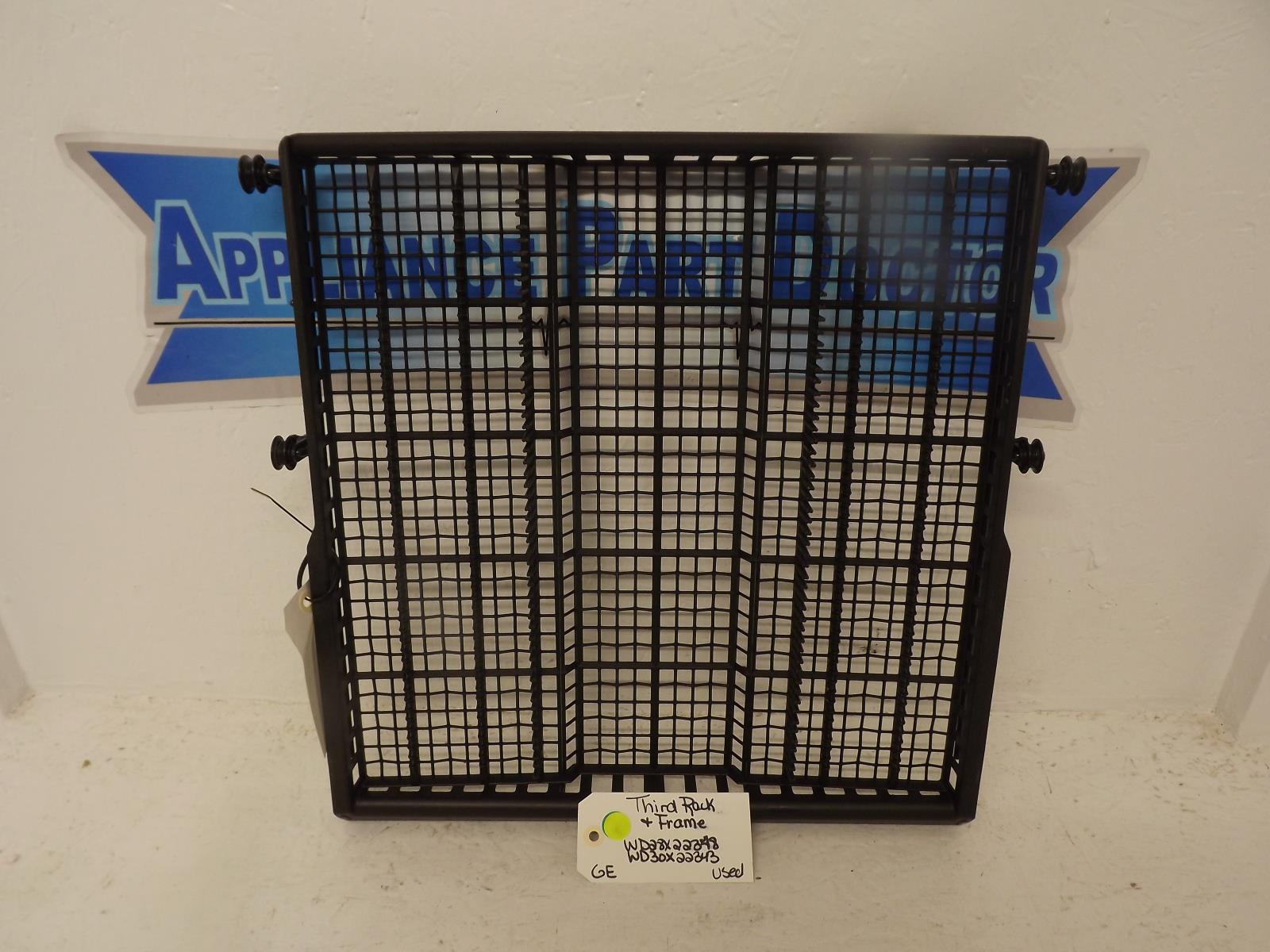 GE Dishwasher WD28X22348 WD30X22343 Third Rack & Frame Used