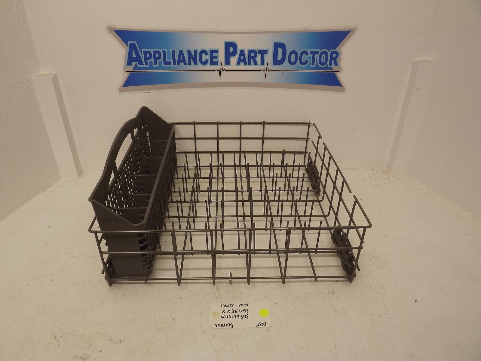 Maytag Dishwasher W10201658 W10179398 Lower Rack Used