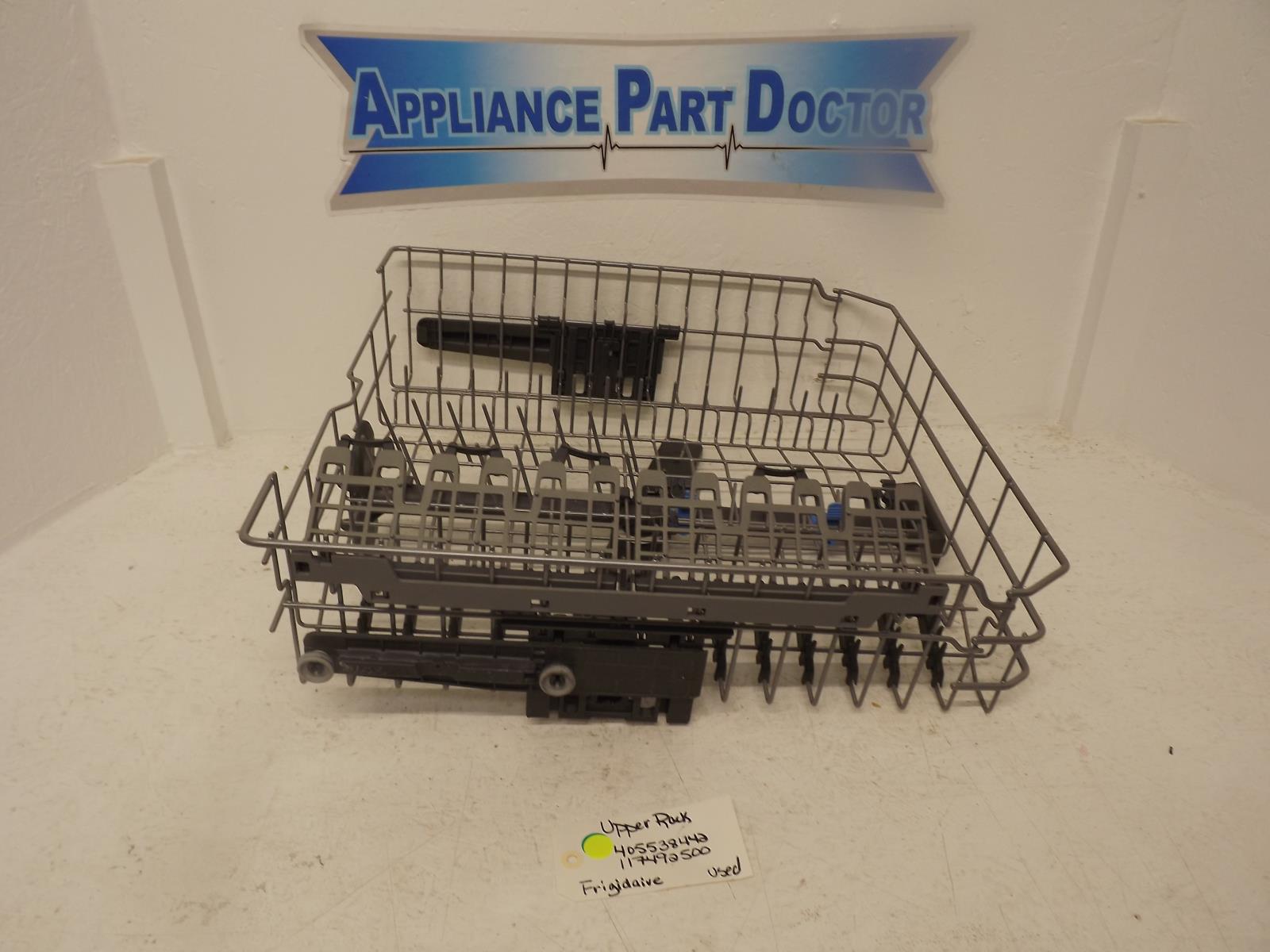 Frigidaire Dishwasher 405538442 117492500 Upper Rack Used