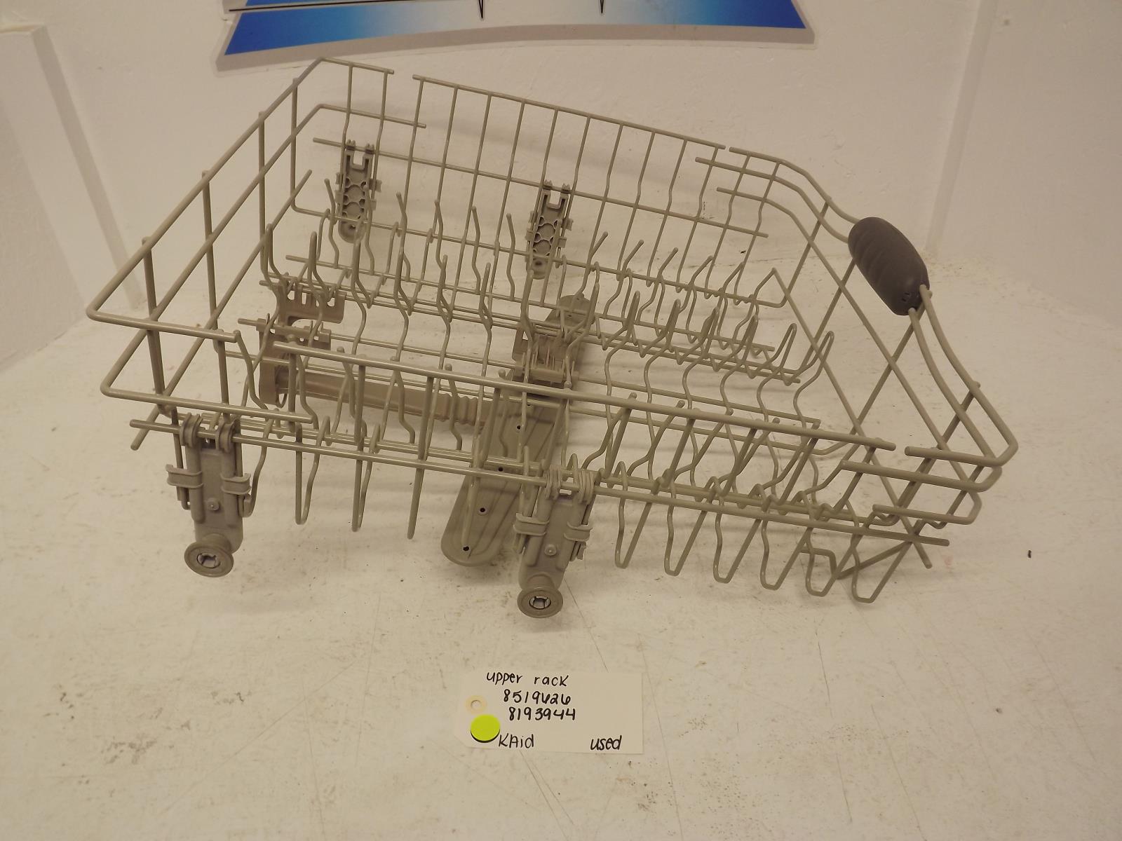 KitchenAid Dishwasher 8519626 8193944 Upper Rack Used