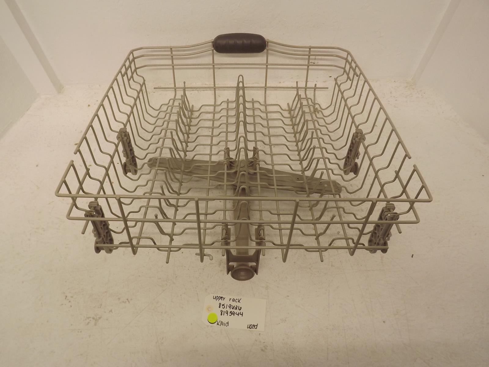 KitchenAid Dishwasher 8519626 8193944 Upper Rack Used