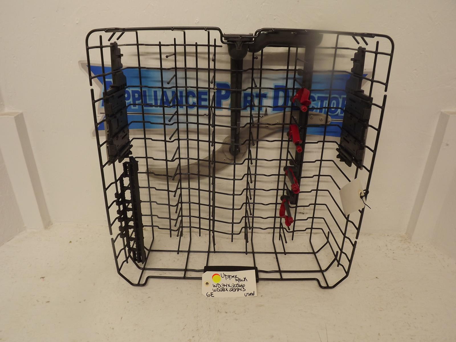 GE Dishwasher WD34X20566 WD28X22843 Upper Rack Used