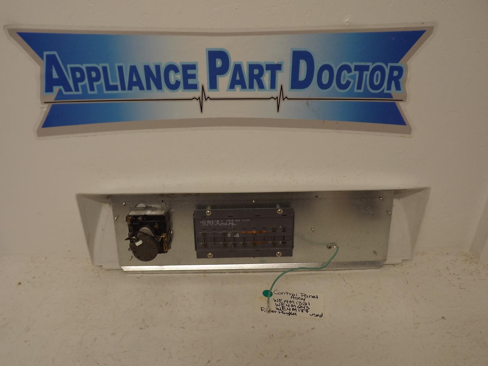 Fisher & Paykel Dryer WE19M1321 WE4M243 WE4M187 Control Panel Assy Used