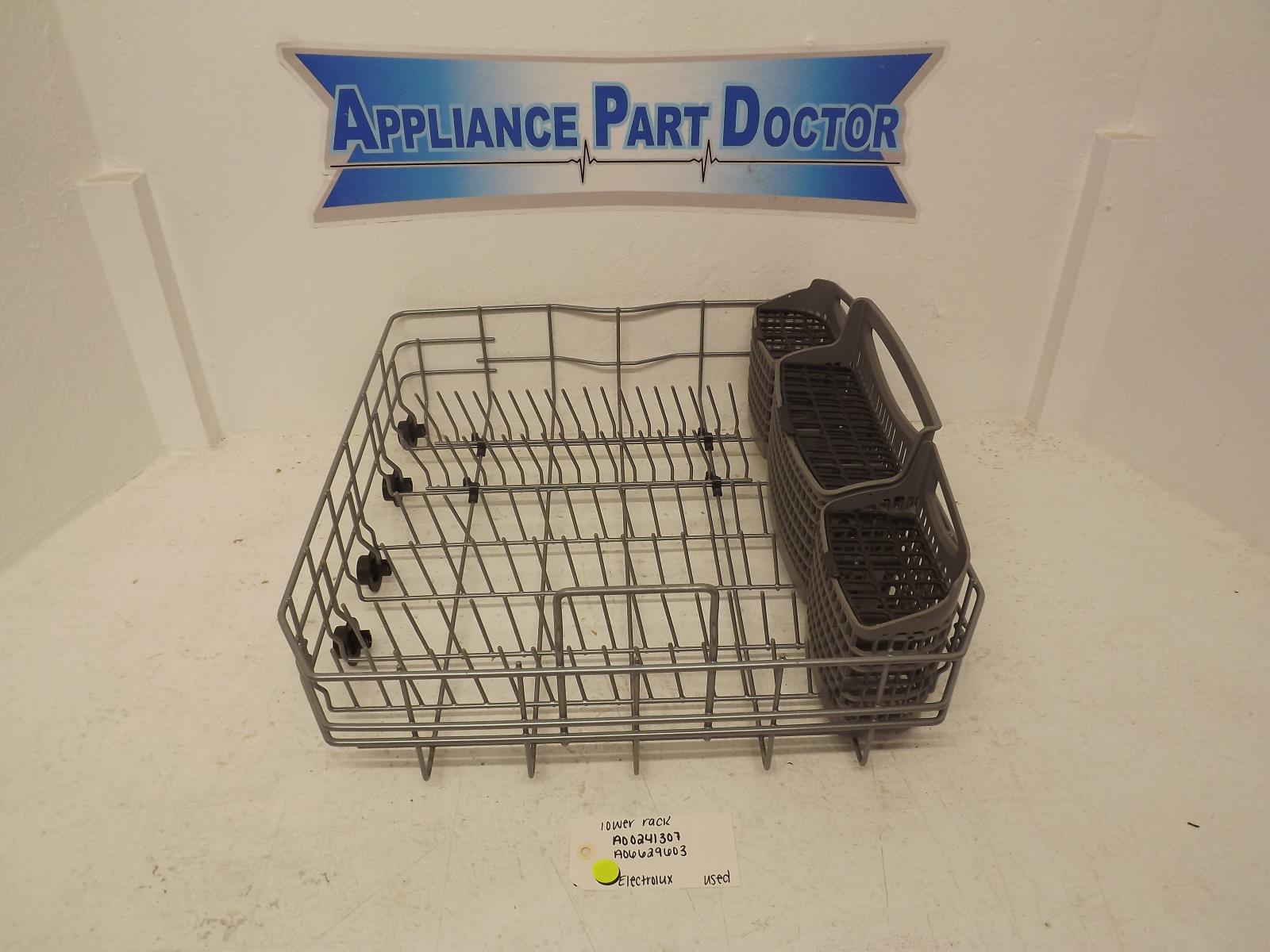 Electrolux Dishwasher A00241307 A06629603 Lower Rack Used