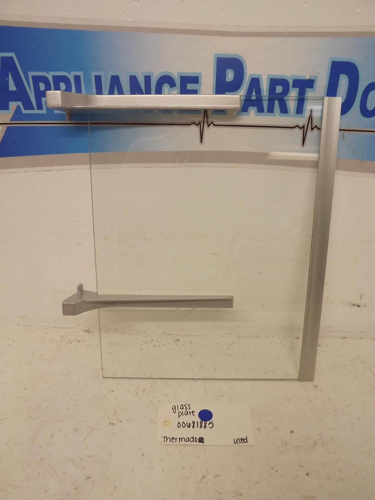 Thermador Refrigerator 00681885 Glass Plate Used