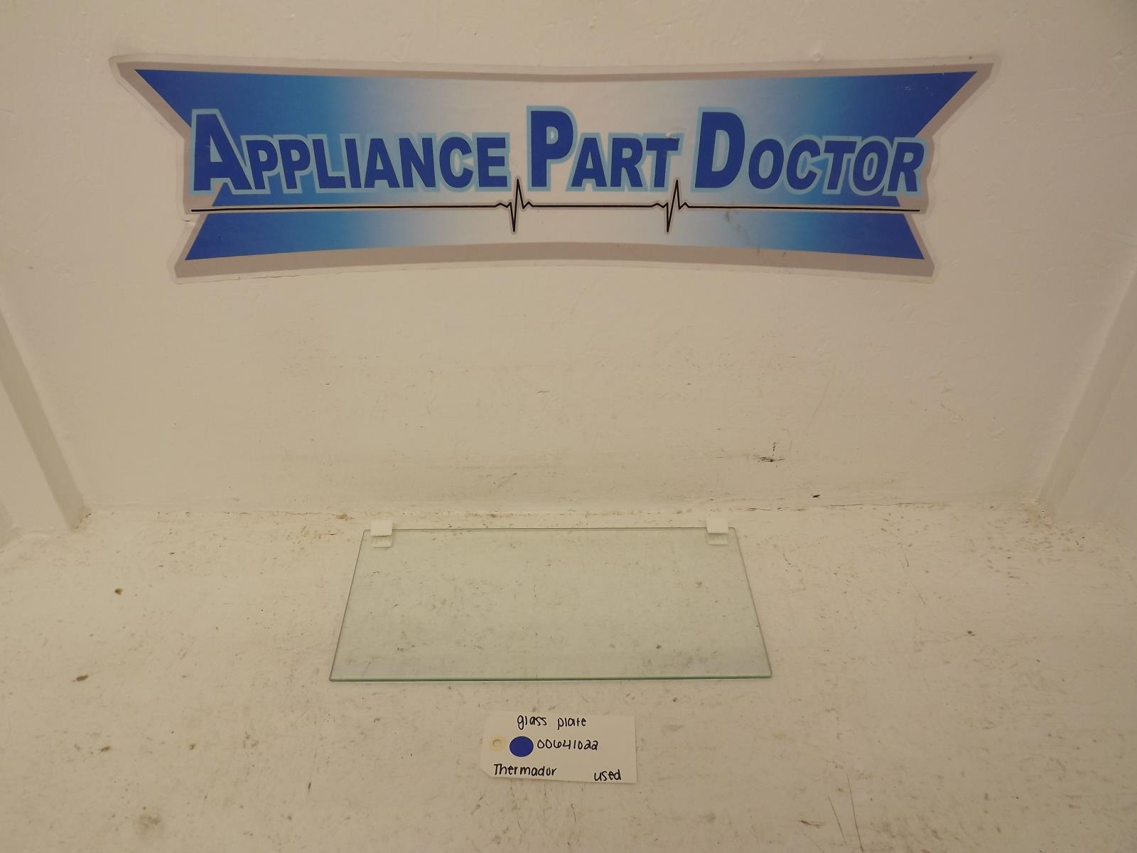 Thermador Refrigerator 00641022 Glass Plate Used