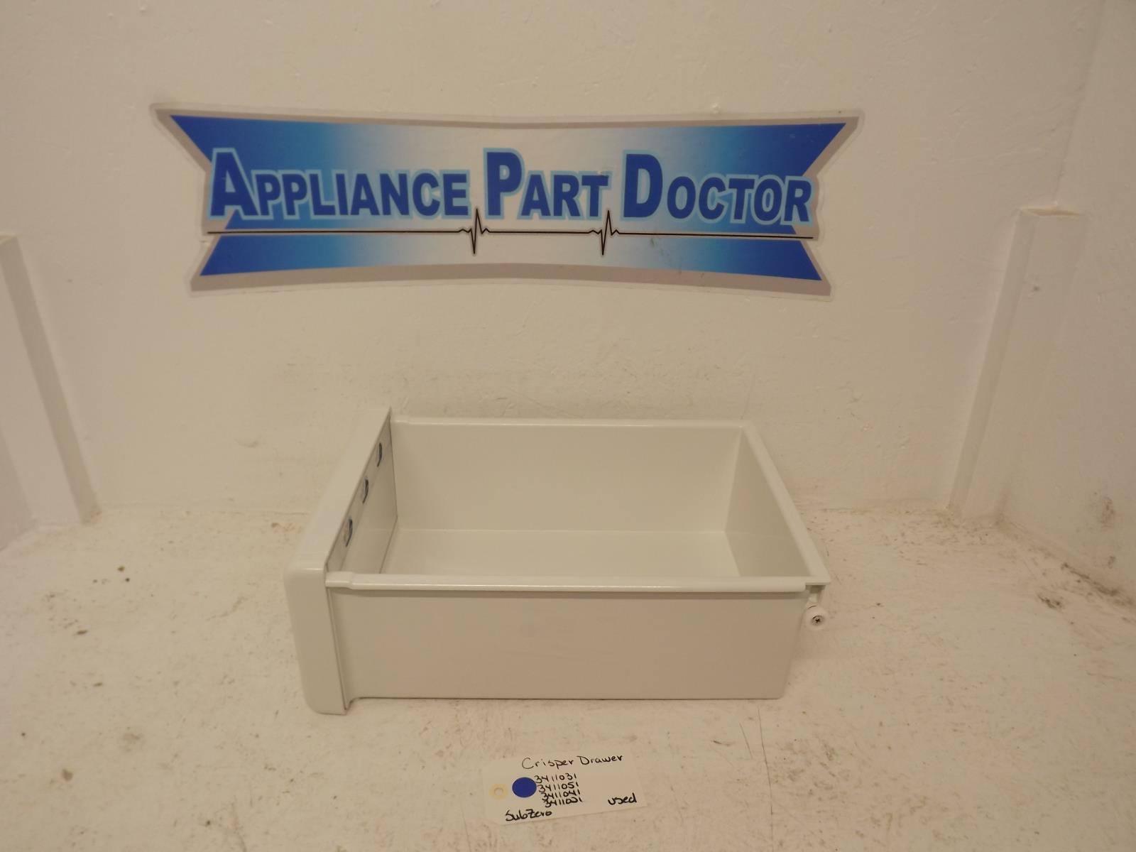 SubZero Refrigerator 3411031 3411051 3411041 3411021 Model590 CrisperDrawer Used