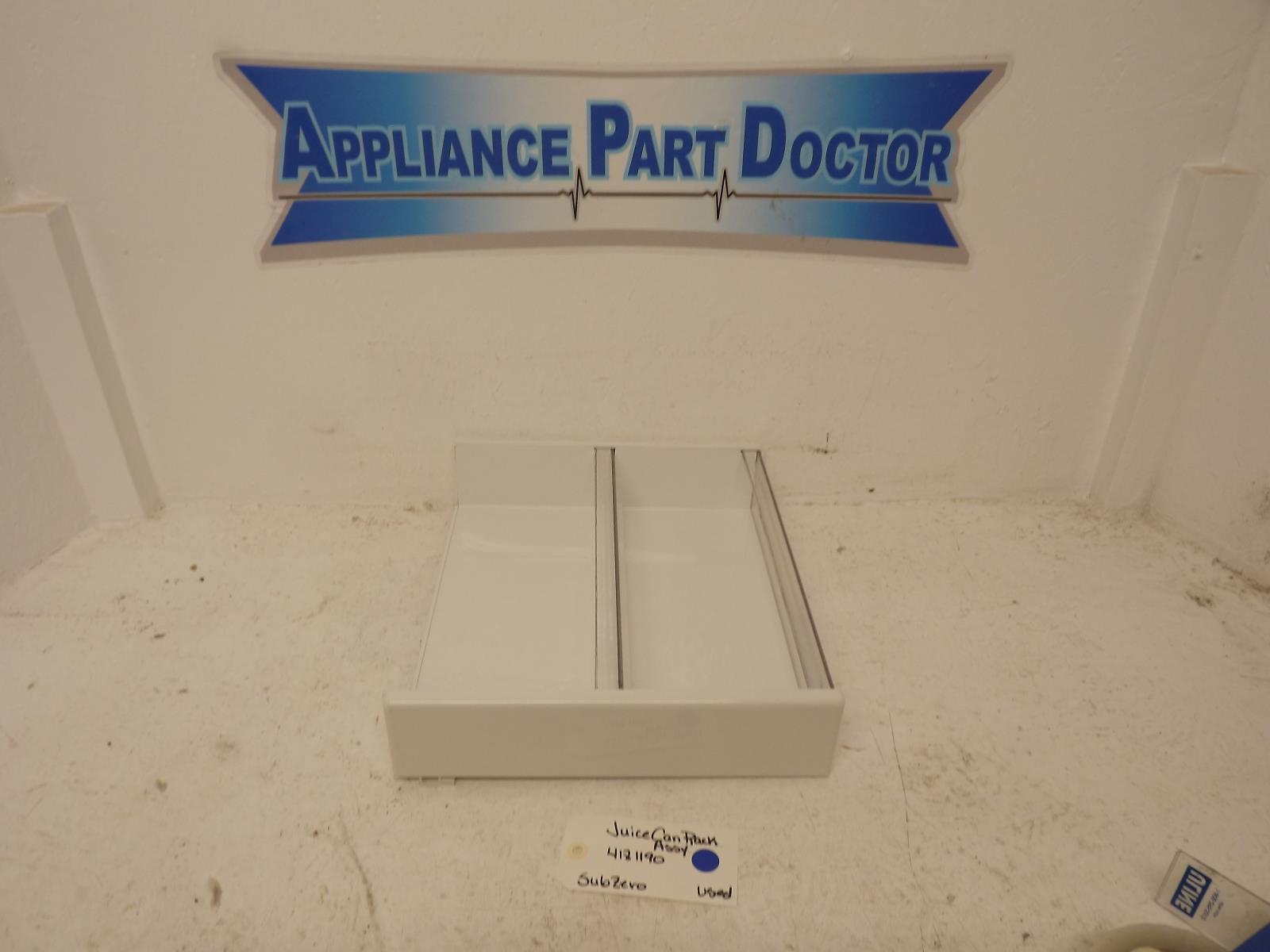 SubZero Refrigerator 4181190 Model #590 Juice Can Rack Assy Used