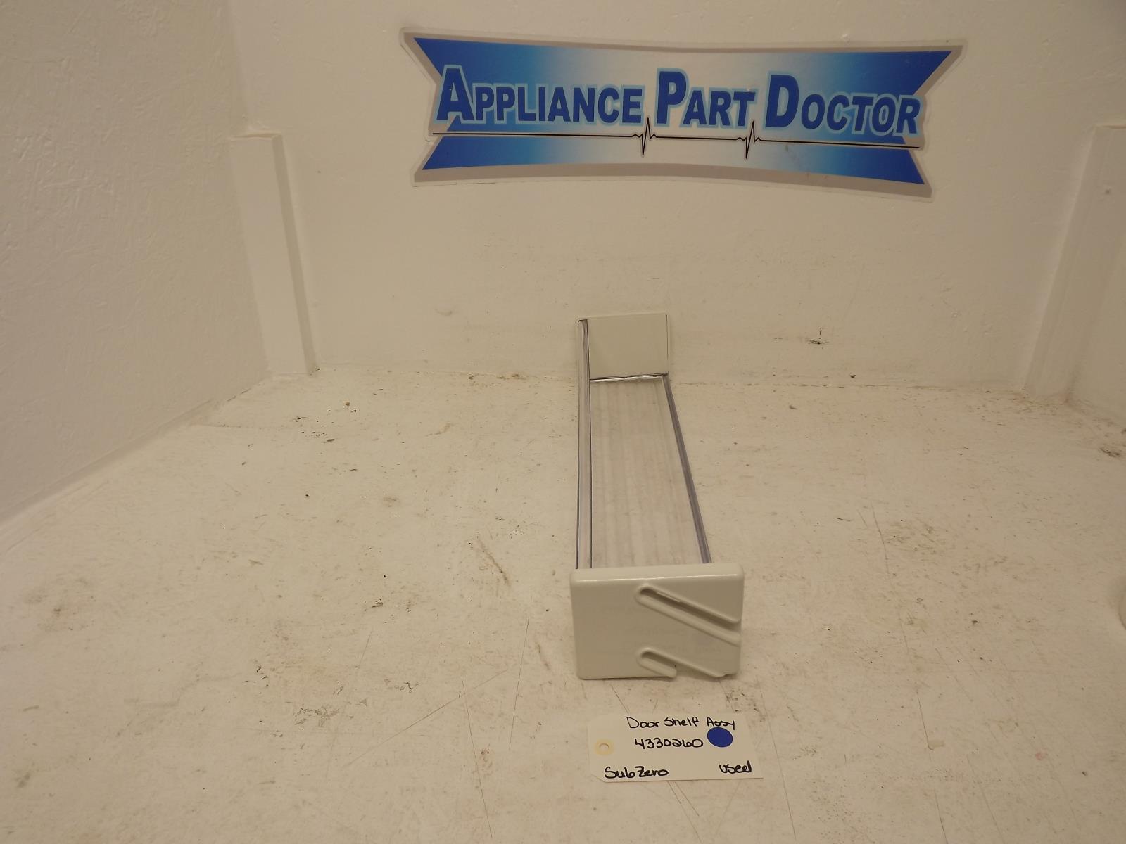 SubZero Refrigerator 4330260 Model #590 Door Shelf Assy Used