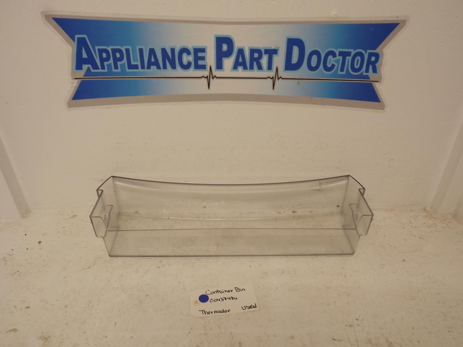 Thermador Refrigerator 00437486 Container Bin Used