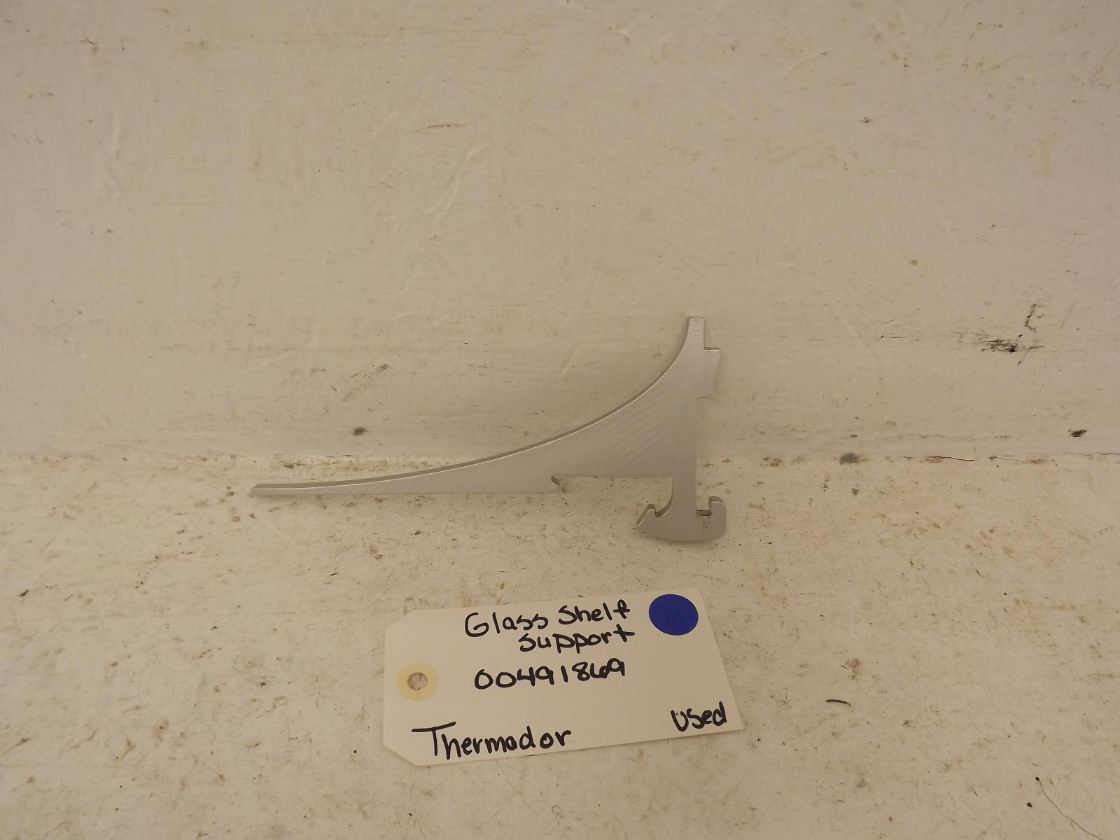 Thermador Refrigerator 00491869 Glass Shelf Support Used